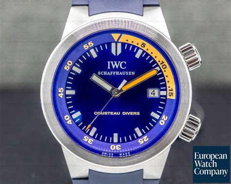 iwc aquatimer chronograph automatic|iwc aquatimer chronograph cousteau divers.